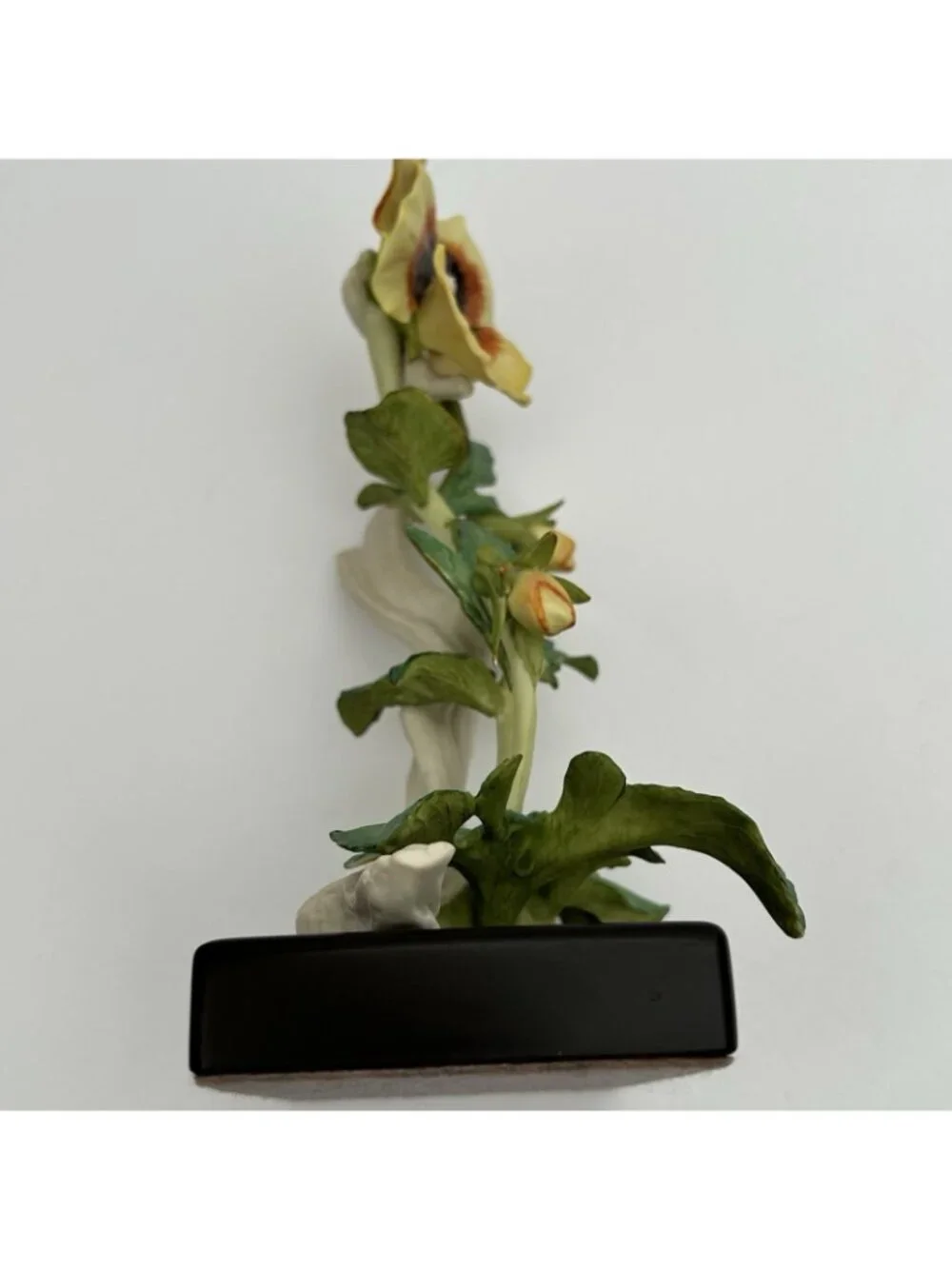 Cybis Porcelain Sculpture Figurine Pansies Butterfly Signed Limited Edition 949
